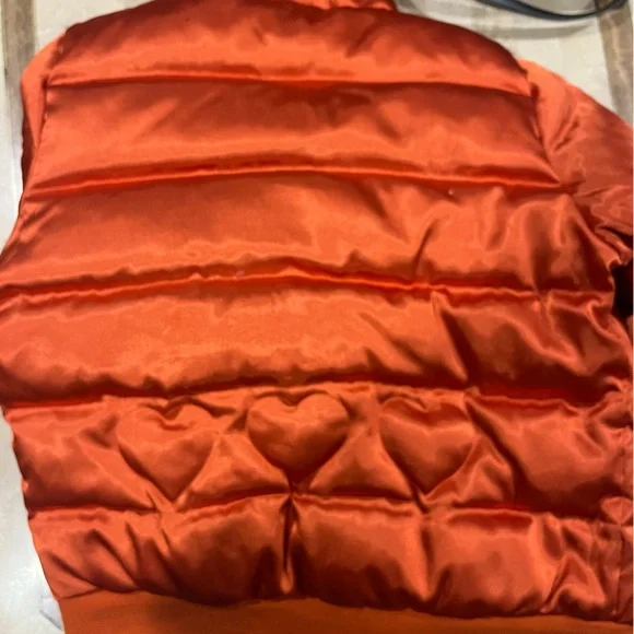 Juicy Couture Orange cropped puffer jacket - Like new condition! - Picture 2 of 4